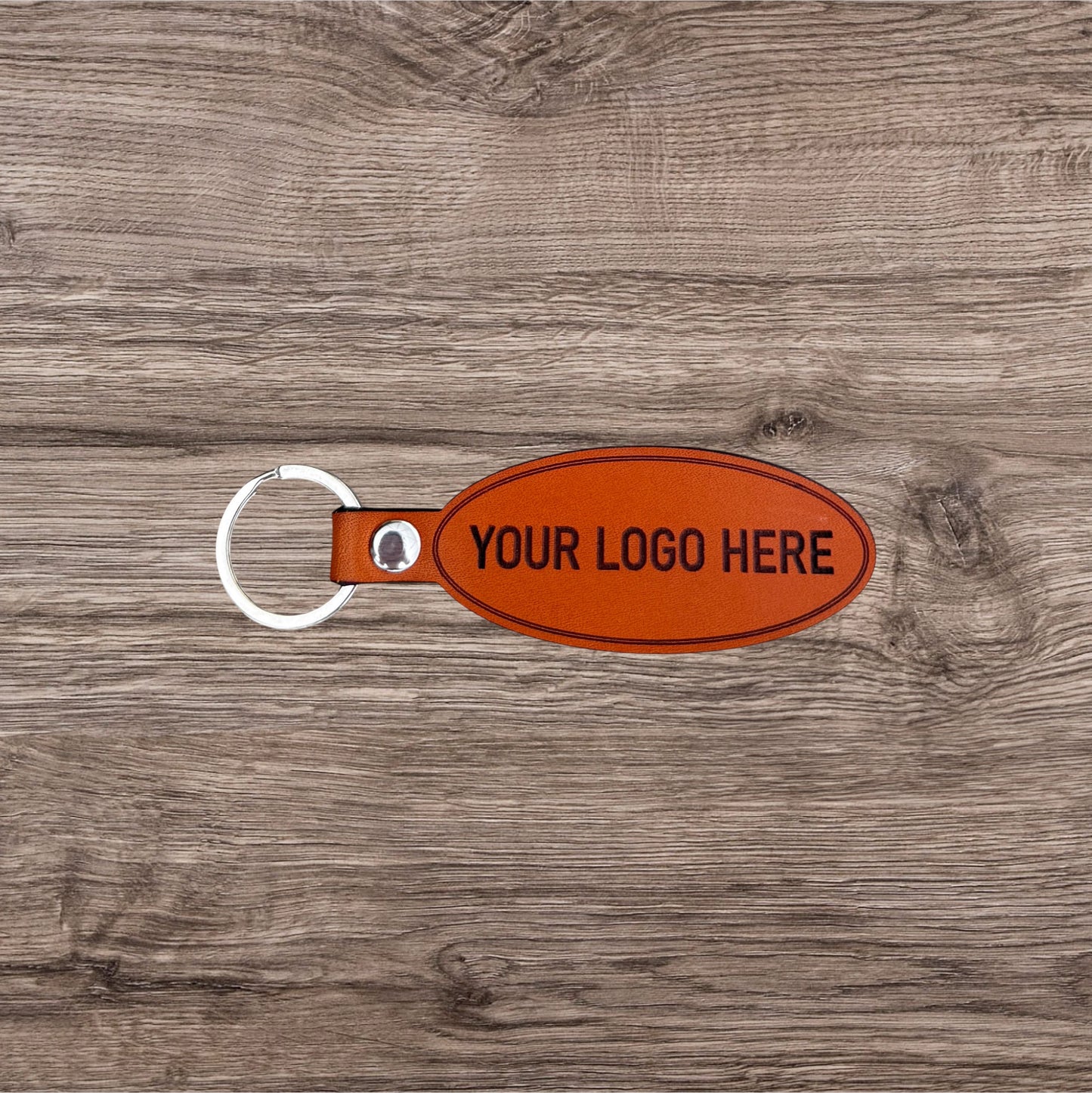 Custom Genuine Leather Keychain