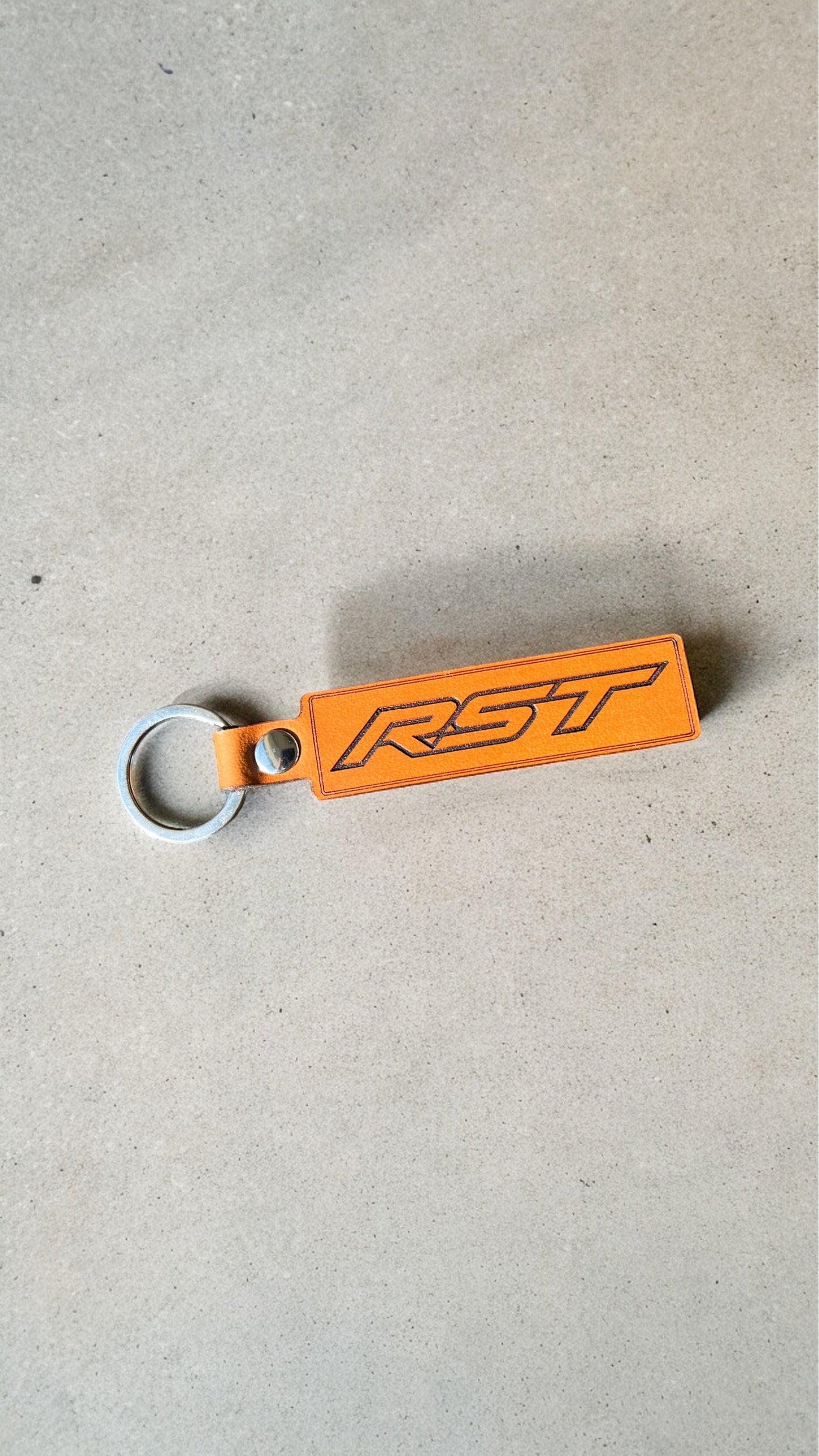 Chevy RST Silverado Genuine Leather Keychain