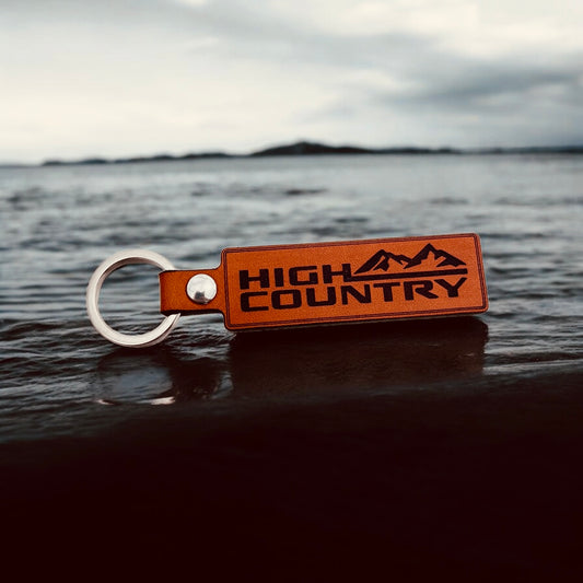 High Country Genuine Leather Keychain for Chevy Trucks