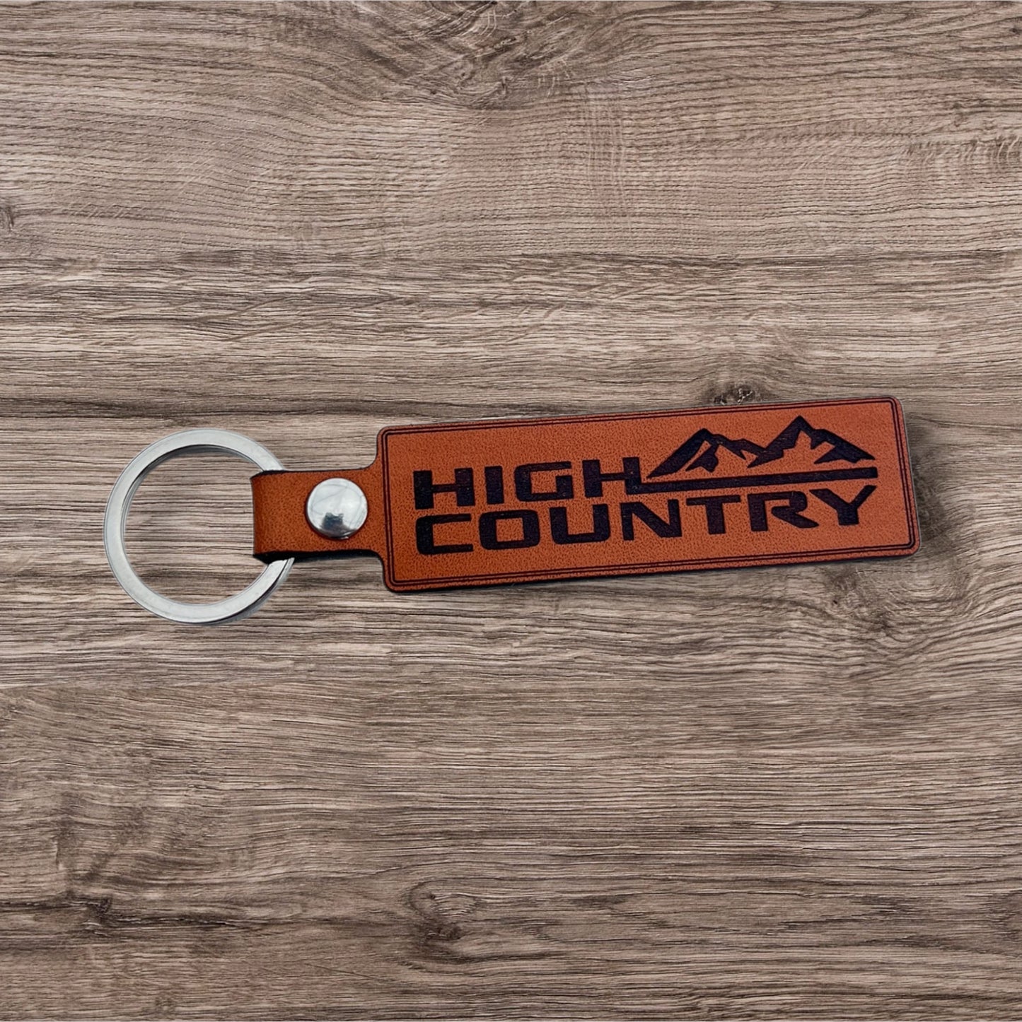 High Country Genuine Leather Keychain for Chevy Trucks