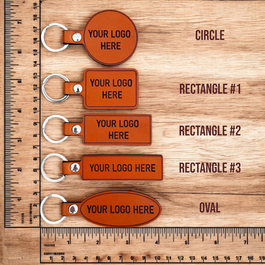 Custom Genuine Leather Keychain